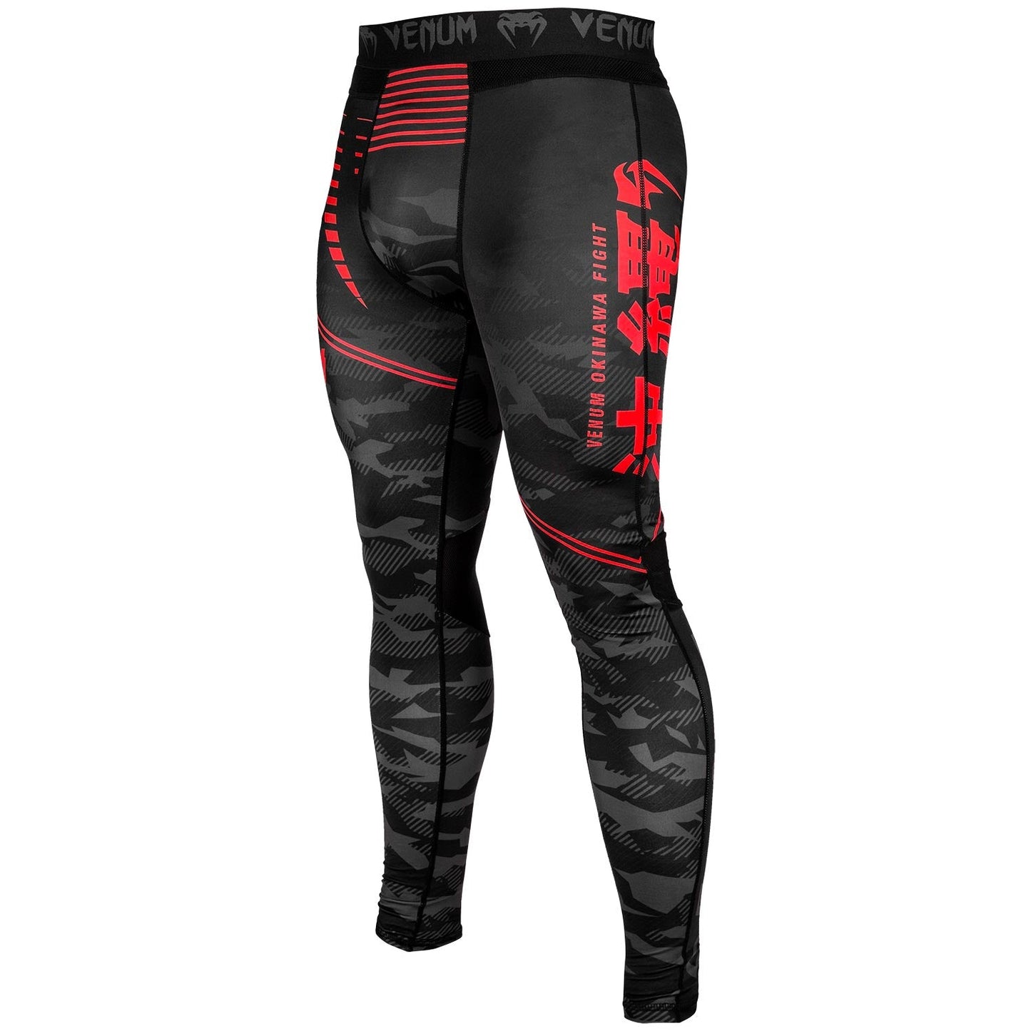 Venum Okinawa 2.0 Compression Pants - Black/Red