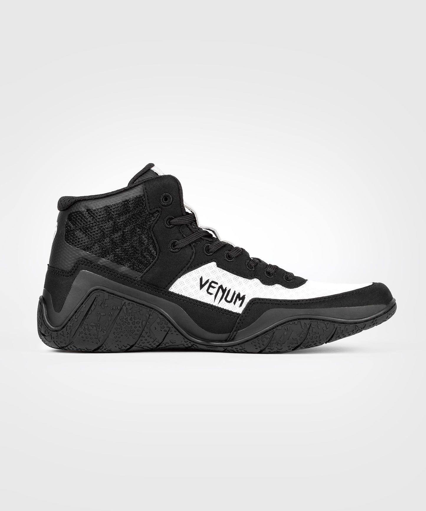 Venum Elite Wrestlingschuhe - Schwarz/Weiß