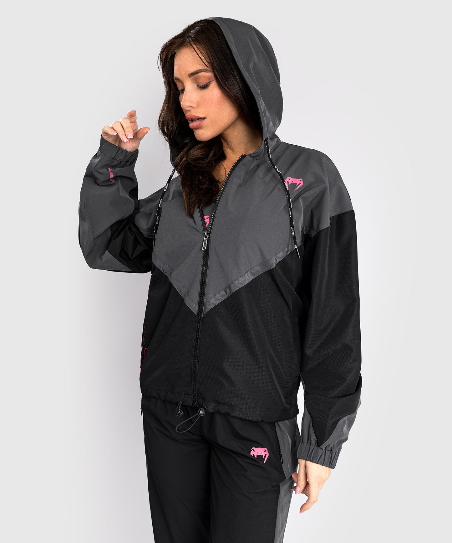 Venum Tactical XT Warm-Up Jacket - Black/Temper Storm Grey