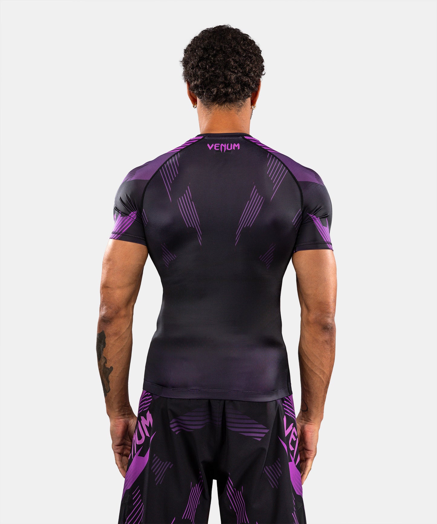 Rashguard à Manches Courtes Venum No-Gi 6.0 - Noir/Violet