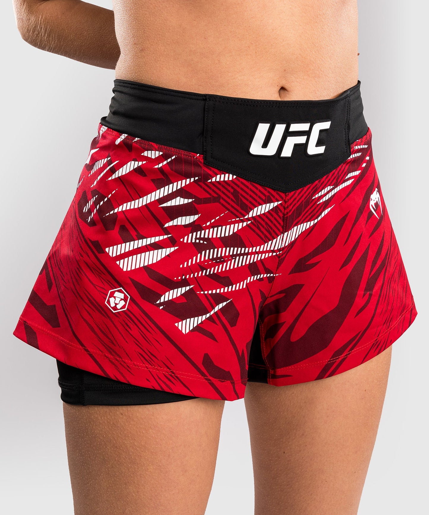Women's UFC Fusion by Venum Authentic Fight Night Shorts - Red