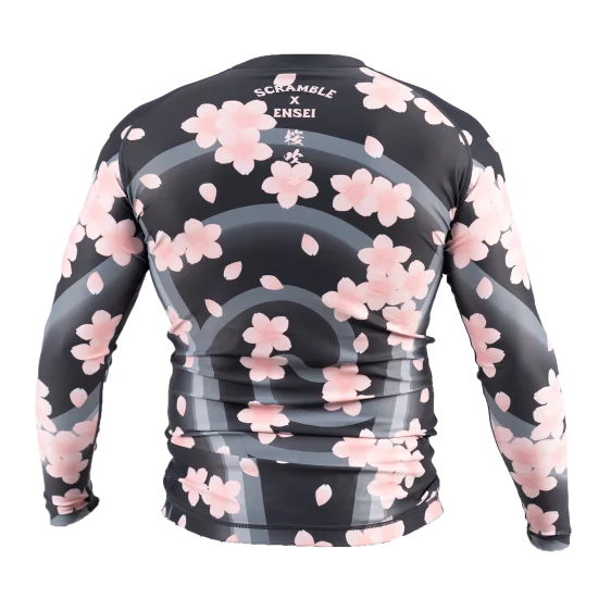 Rashguard Scramble Sakura - Noir
