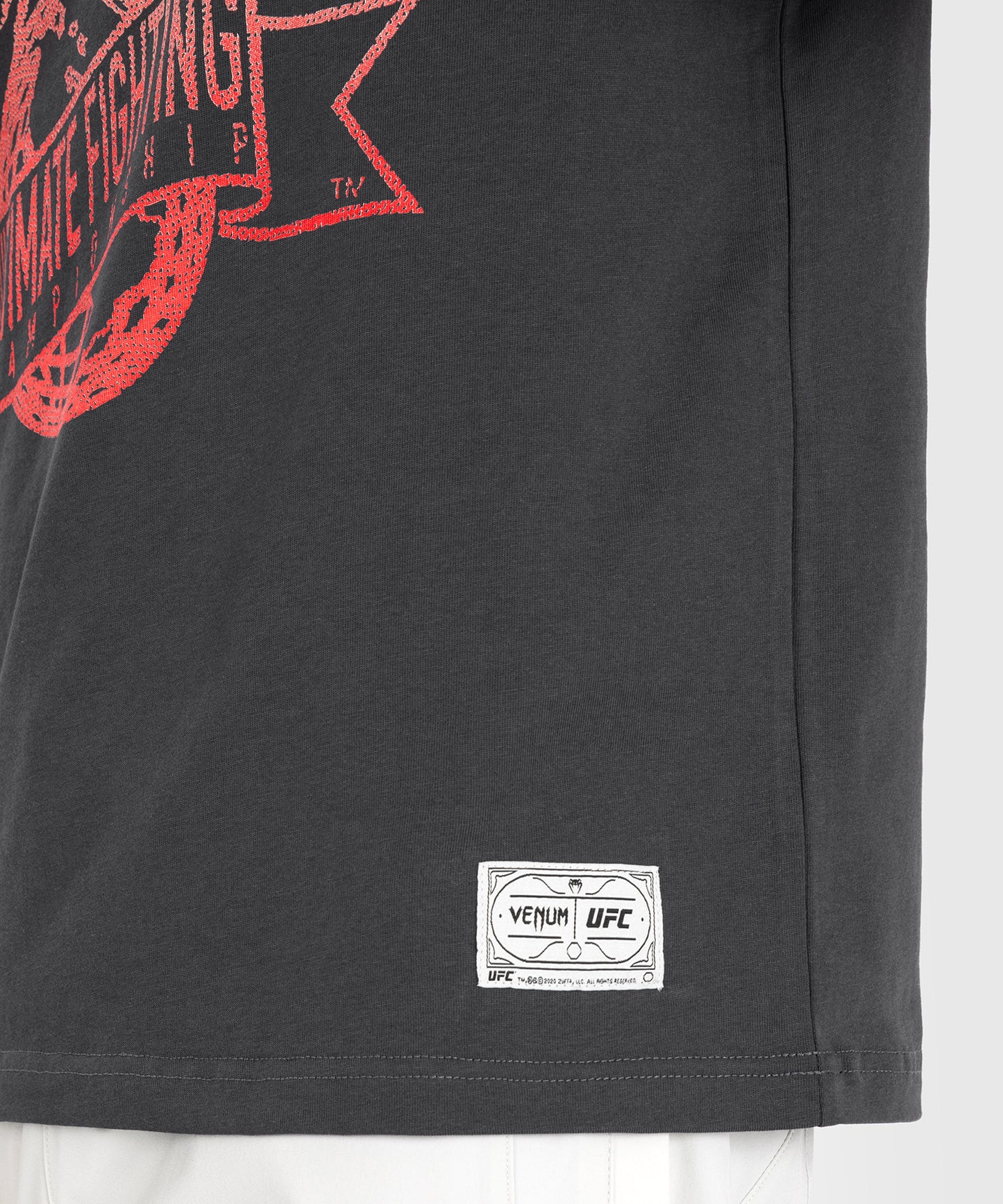 UFC by Venum Ulti-Man T-Shirt - Grey/Red  