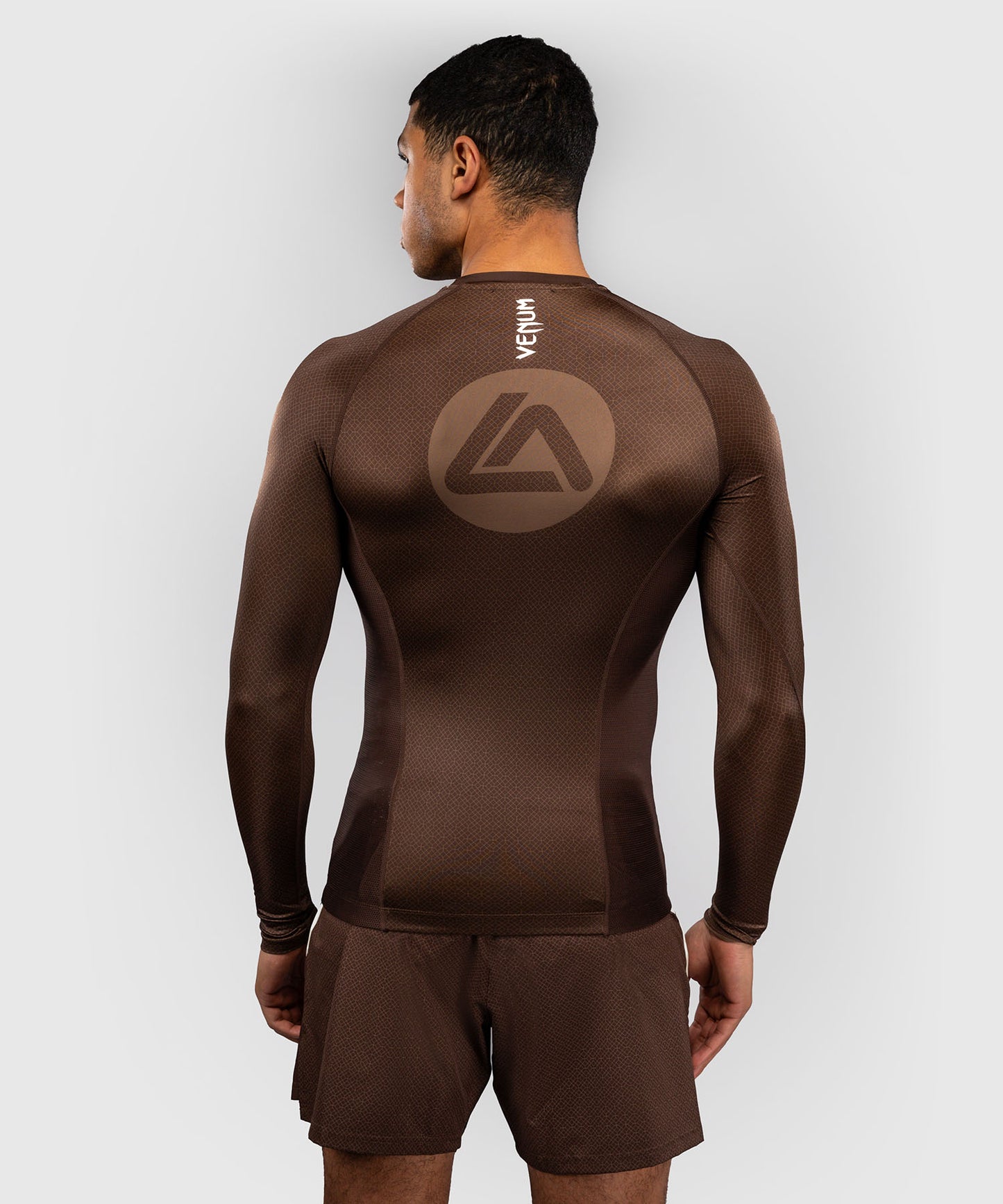 Venum x Roger Gracie Academy Long Sleeve Rashguard - Dark Brown