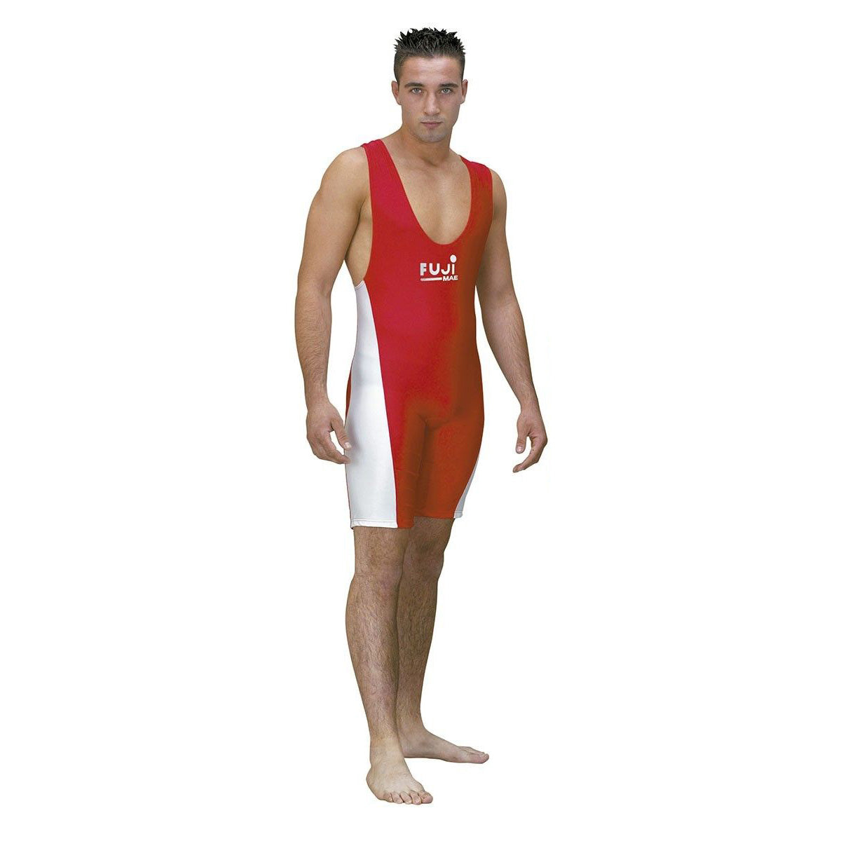 Tenue de Lutte FUJIMAE Élasthanne – Rouge