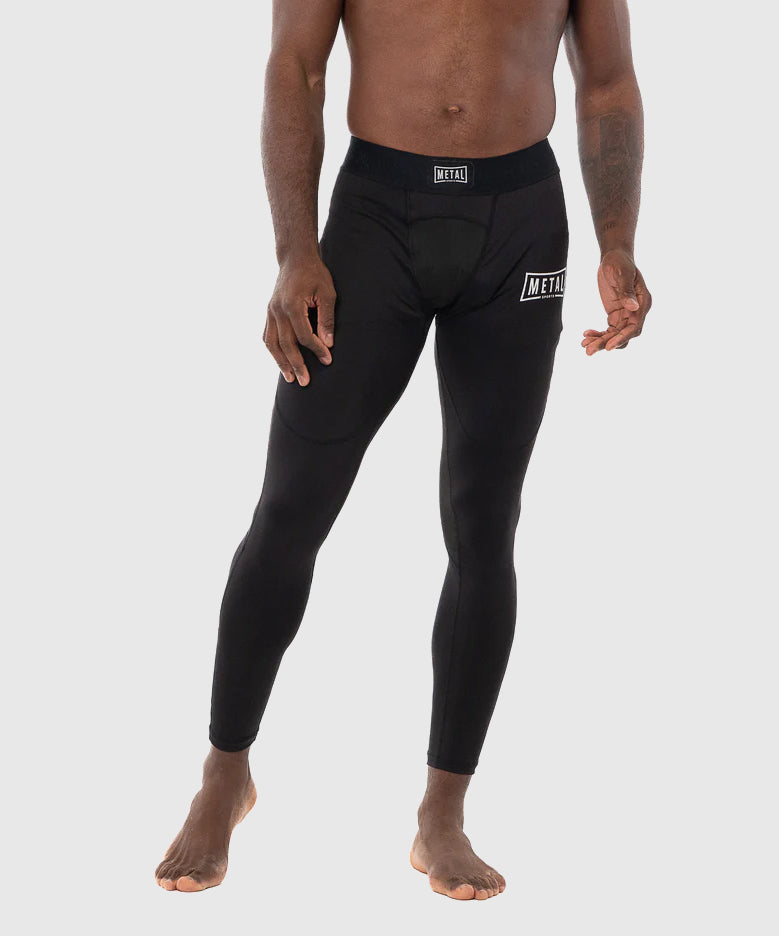 Pantalon De Compression Metal Boxe - Noir