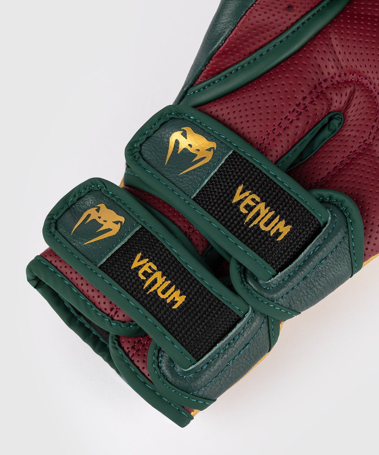 Venum Reverso Boxing Gloves - Emerald / Gold