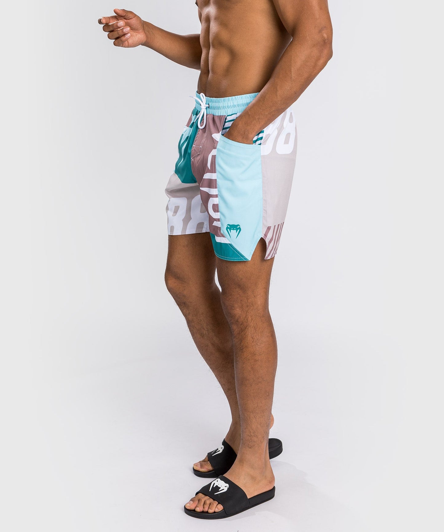 Venum Summer 88 Swim Shorts - Clearwater/Mosaic Blue