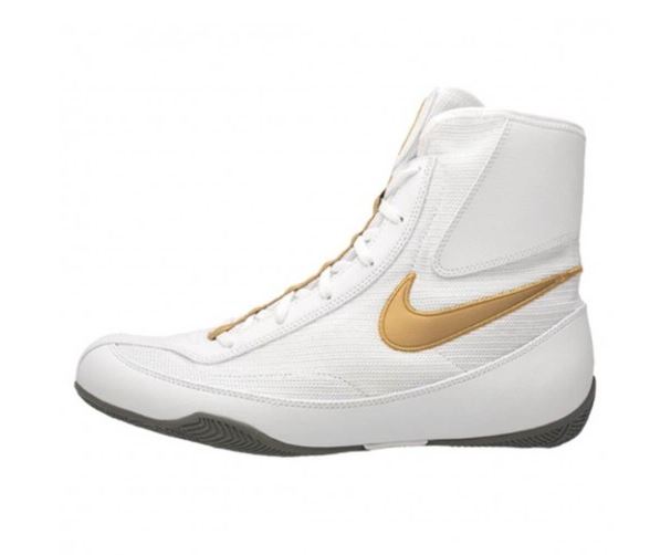 Chaussures de boxe semi-montantes Nike Machomai 2 – Blanc