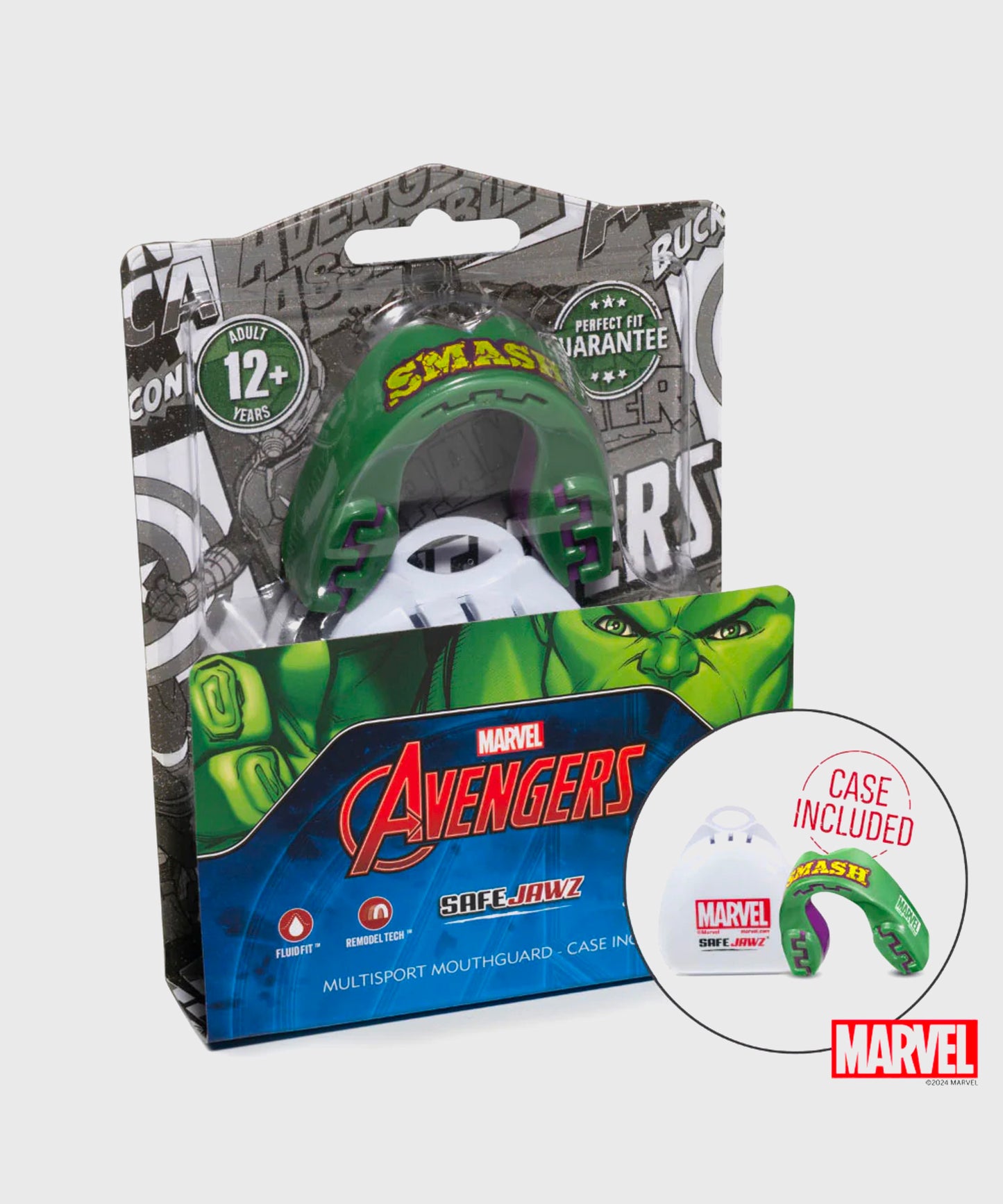 Protège-Dents Safejawz Marvel - The Hulk - Vert