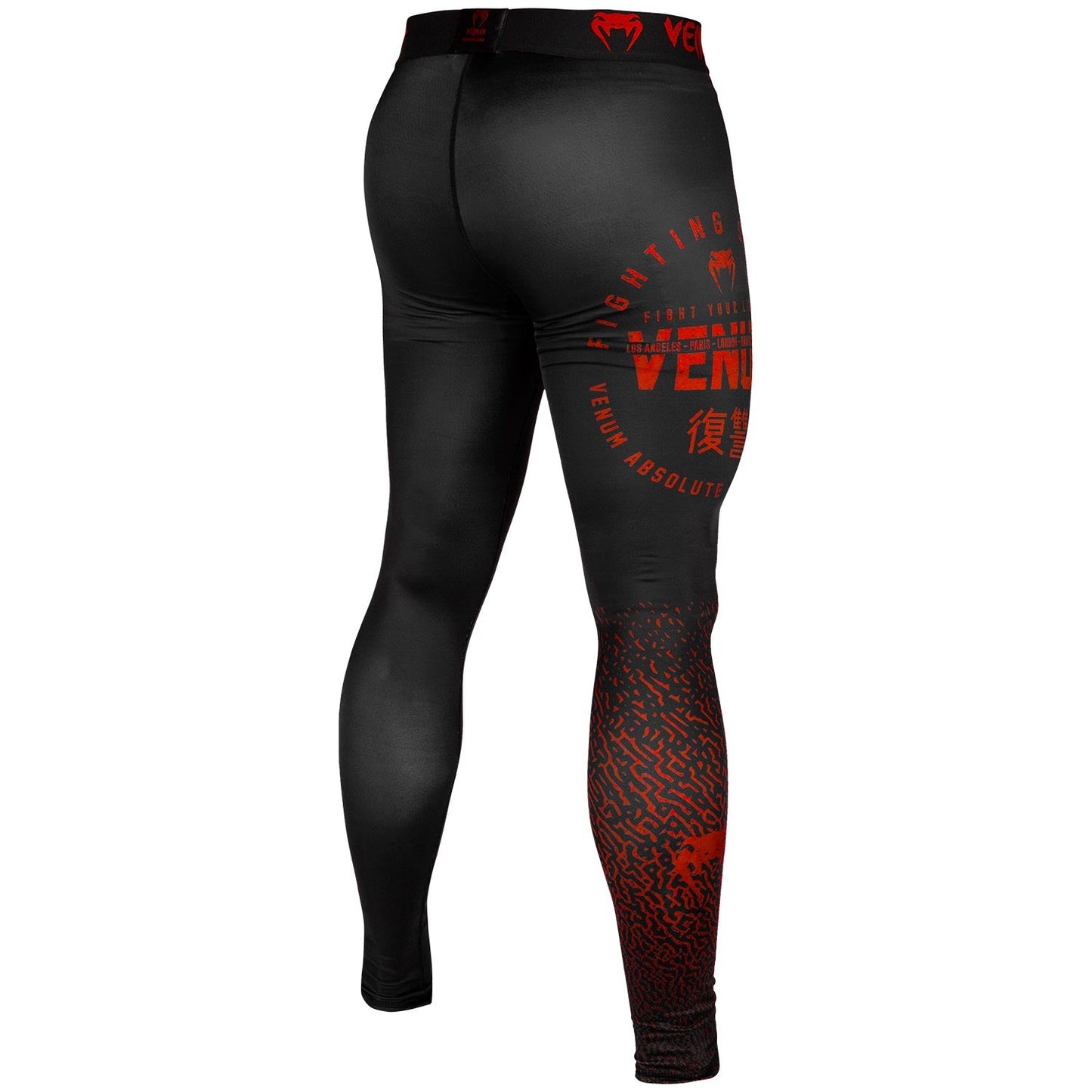 Venum Signature Compression Pants - Black/Red
