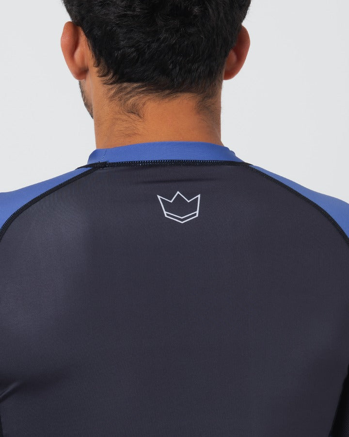 Kingz Ranked Performance V2 Langarm-Rashguard - Blau