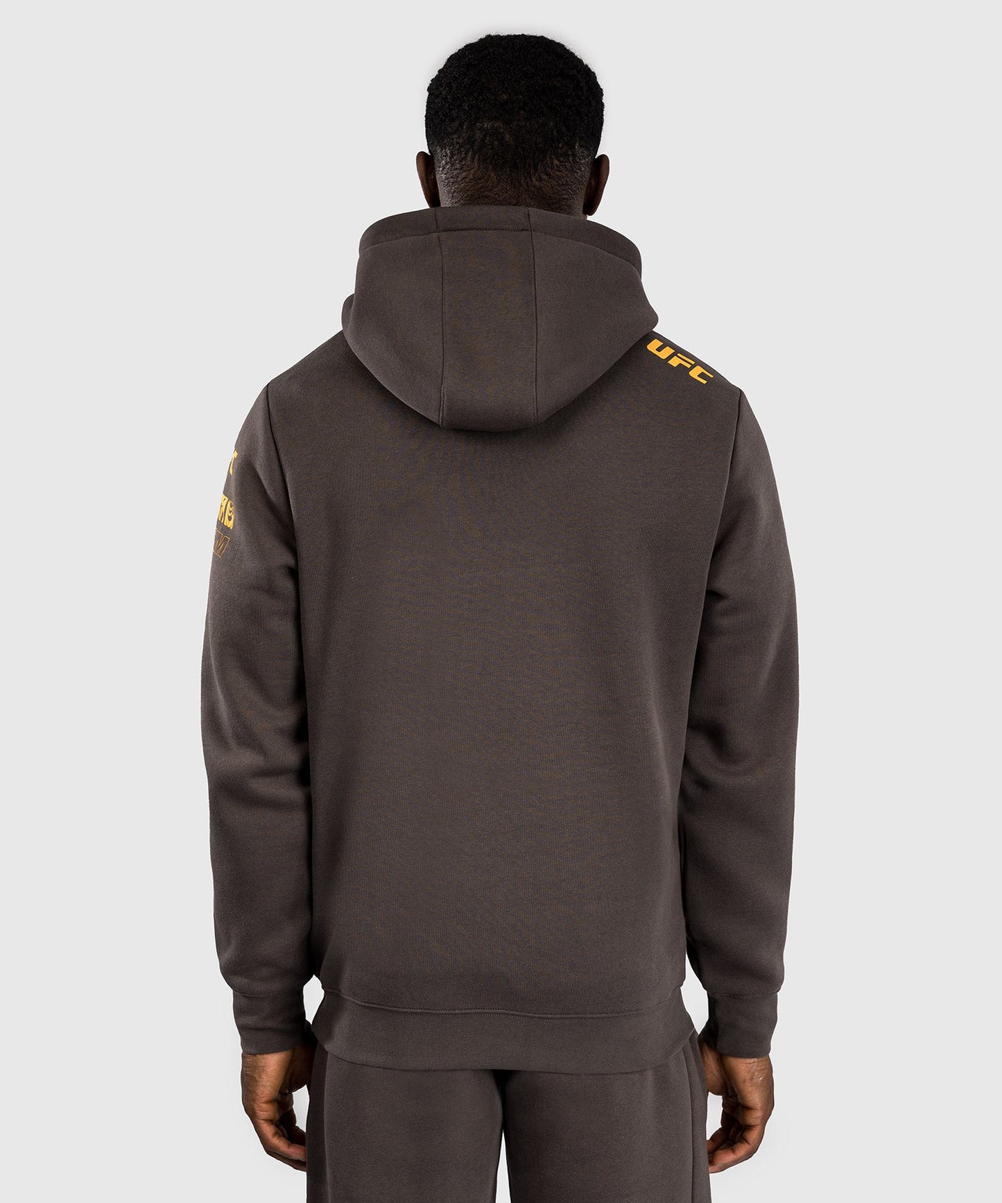 UFC Fusion by Venum Fight Week Men's Hooded Sweatshirt - Terrestrial Brown