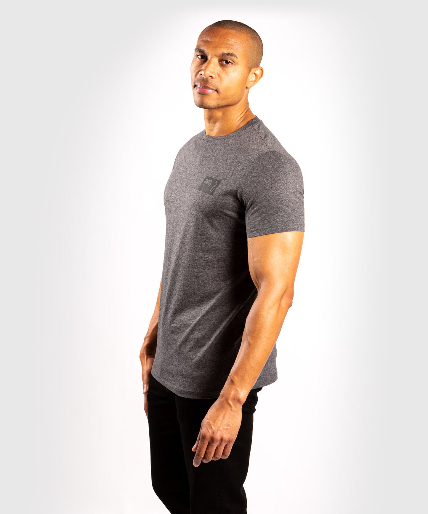 Venum Stamp T-Shirt - Dunkelgrau Meliert