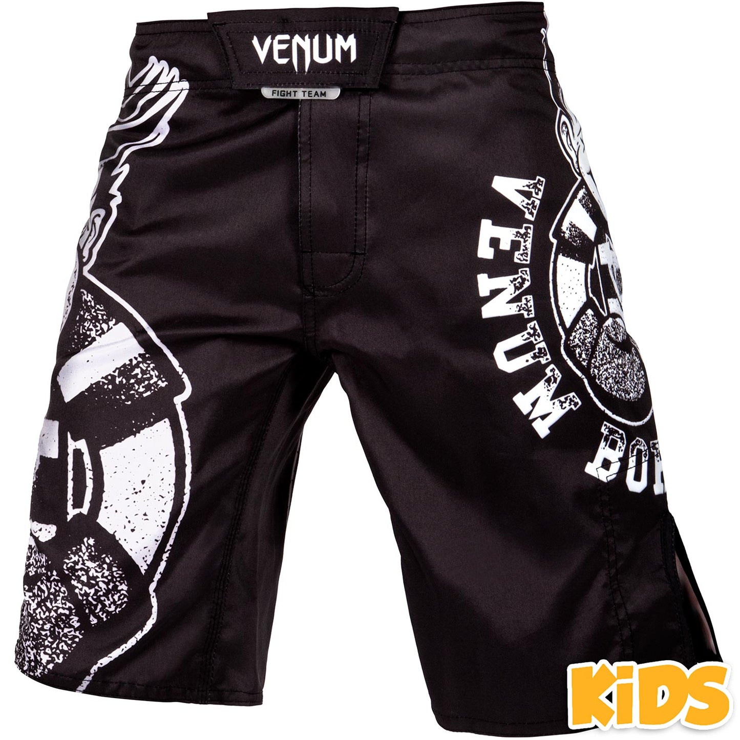 Venum Born to Fight Kids Fightshorts - Black/White