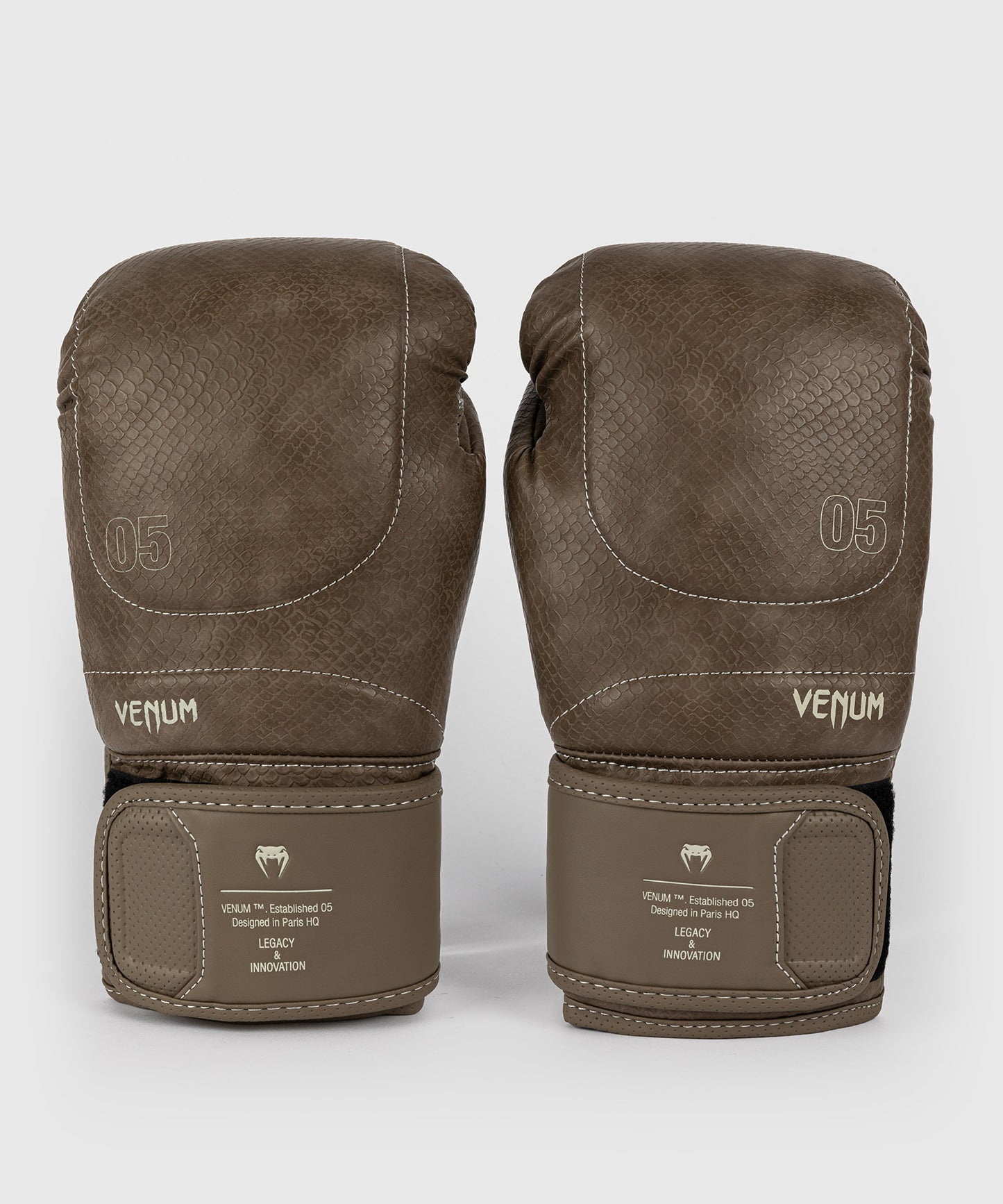 Venum Impact Evo Scales Boxing Gloves - Brown