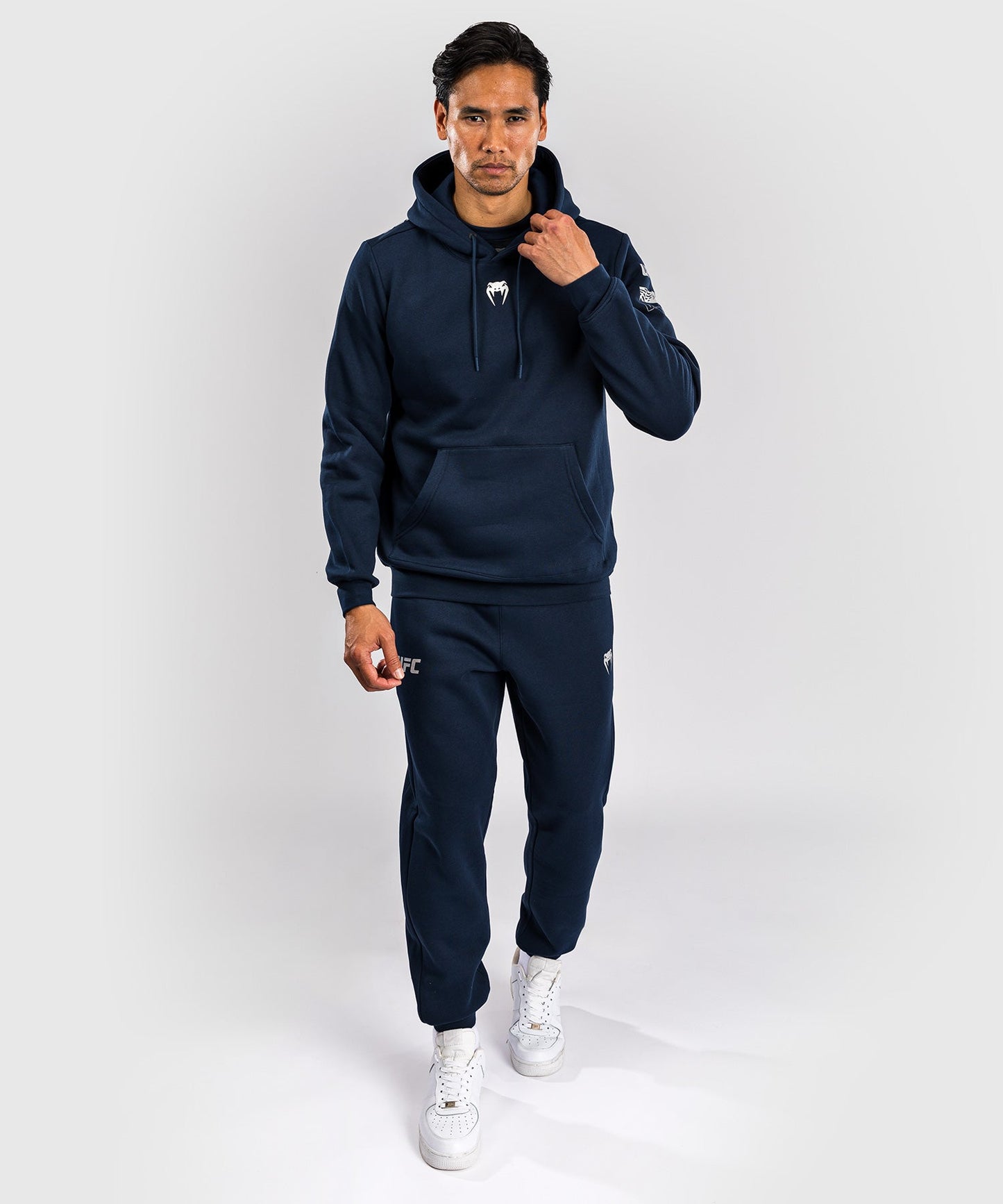 Men's UFC Fusion by Venum Fight Week Hooded Sweatshirt - Ocean Blue