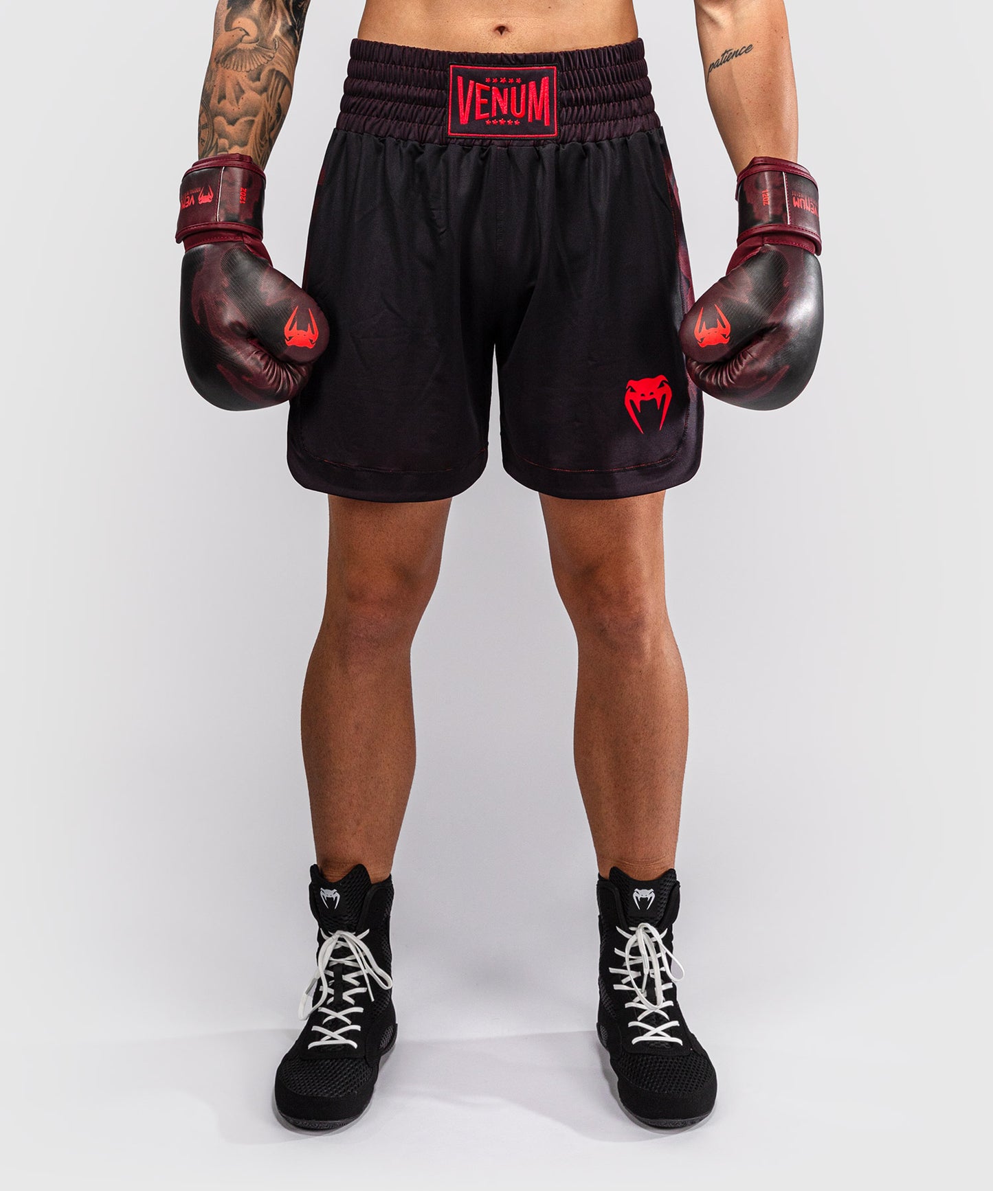 Venum Spectre Boxing Shorts - Black/Red