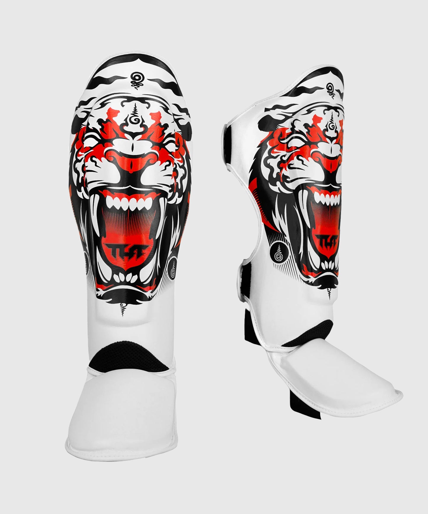Tuff Tiger Shin Guards - White