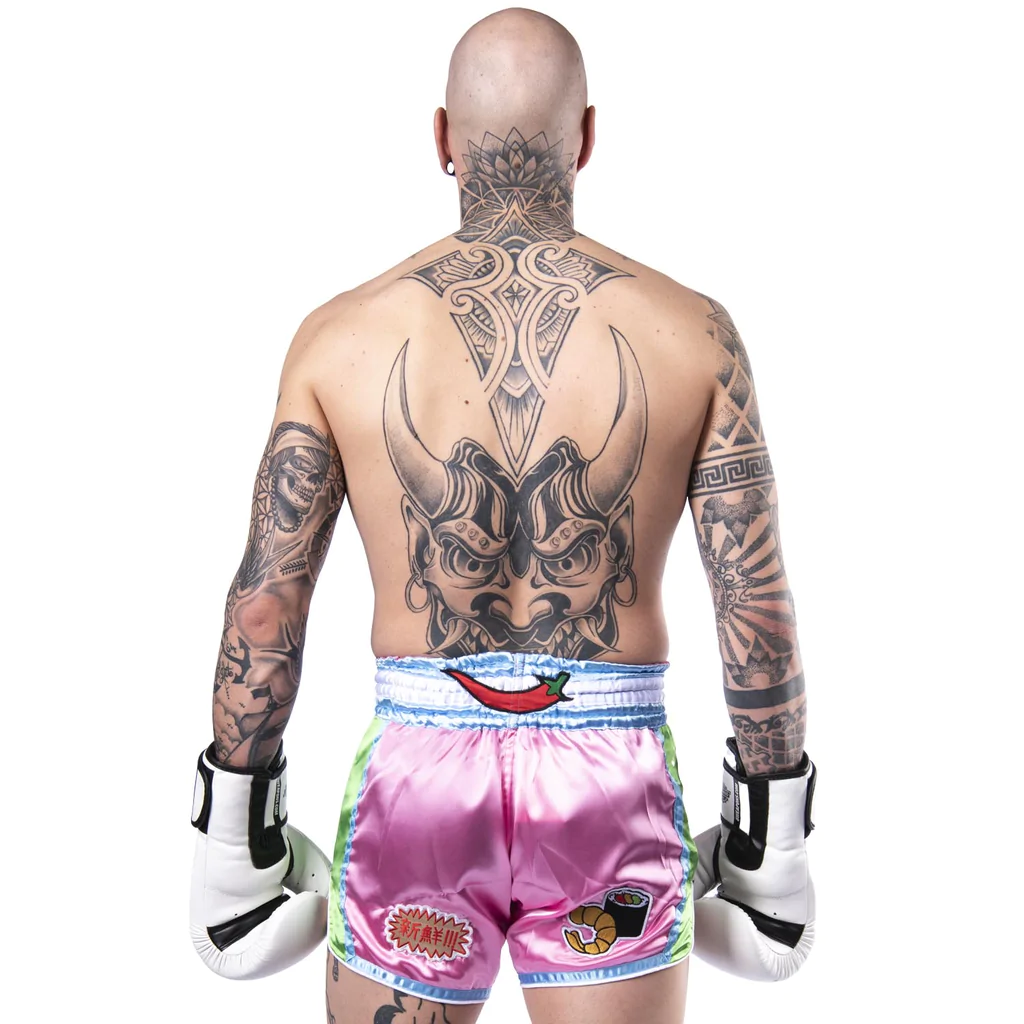 SHORT DE MUAY THAI 8 WEAPONS YUMMY - ROSE