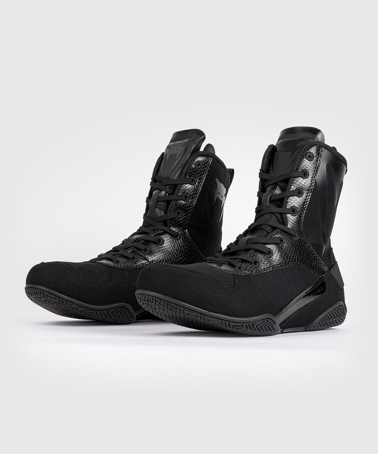 Venum Elite Boxing Shoes Black – Dragon Bleu