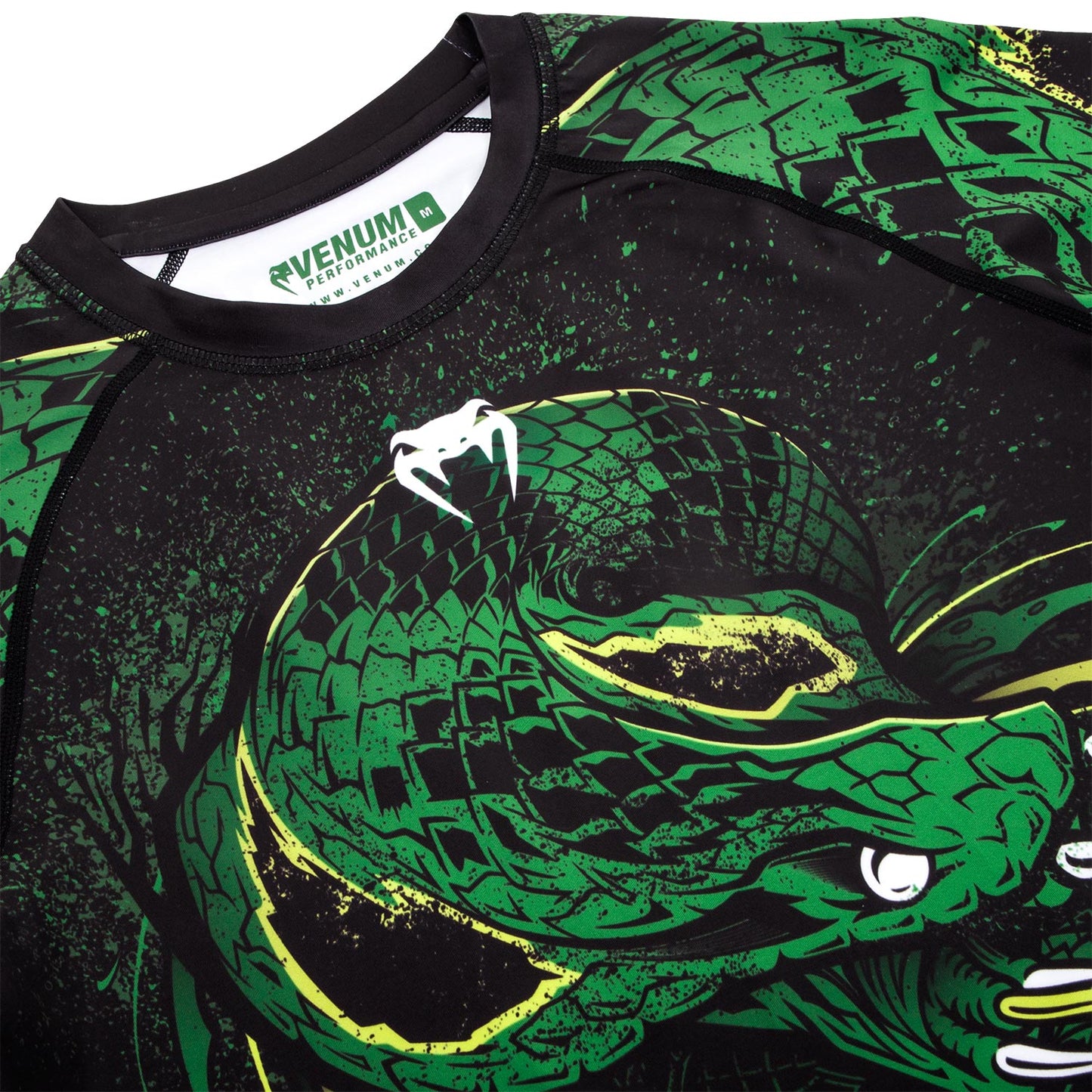 Rashguard Venum Green Viper - Manches courtes - Noir/Vert