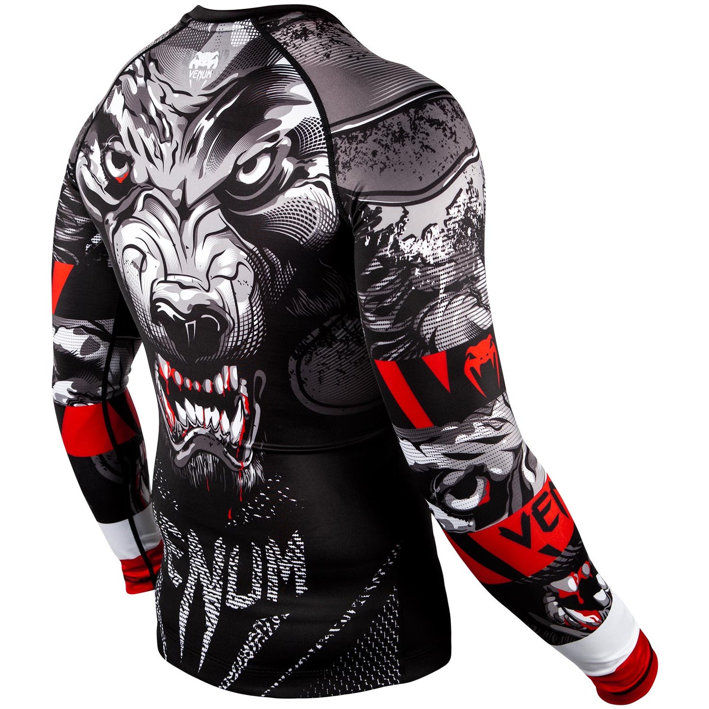 Rashguard Venum Werewolf - Long Sleeve - Black/Grey