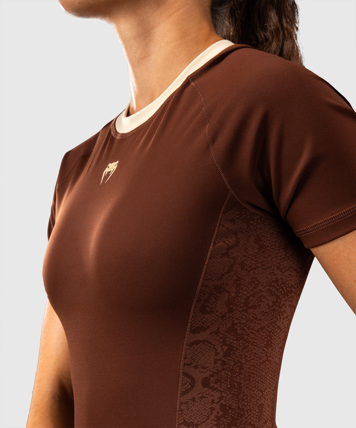 Venum Viper Rashguard a maniche corte da donna - Marrone