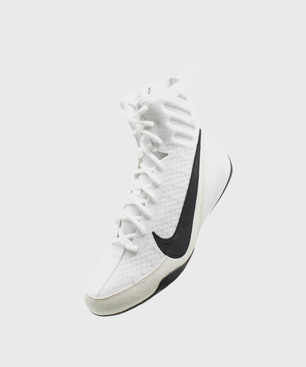 Nike Machomai Boxing Shoes Semi-High – Bianco – Dragon Bleu