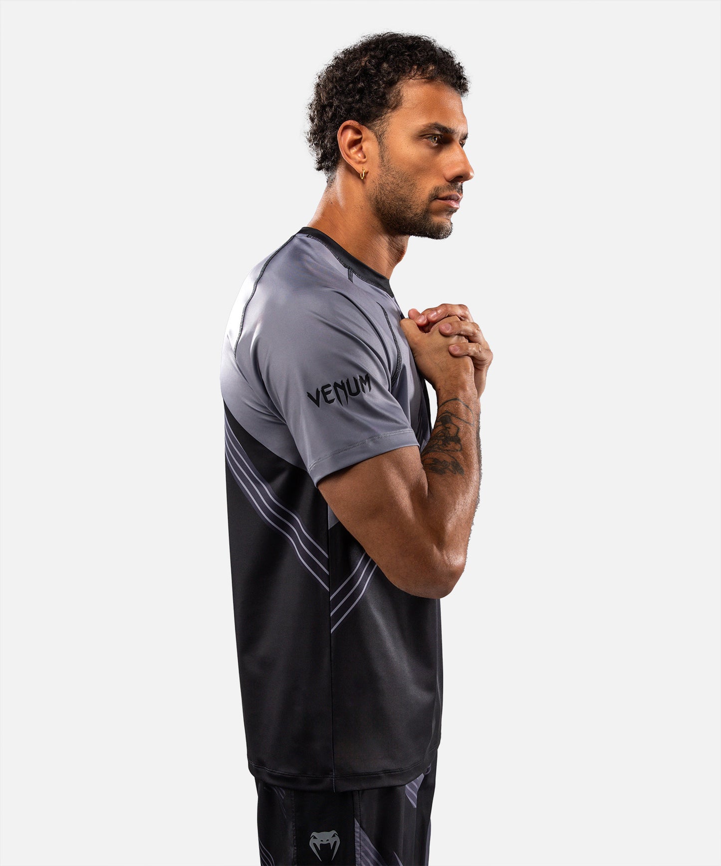 Venum No-Gi 6.0 Dry-Tech T-Shirt - Schwarz/Grau