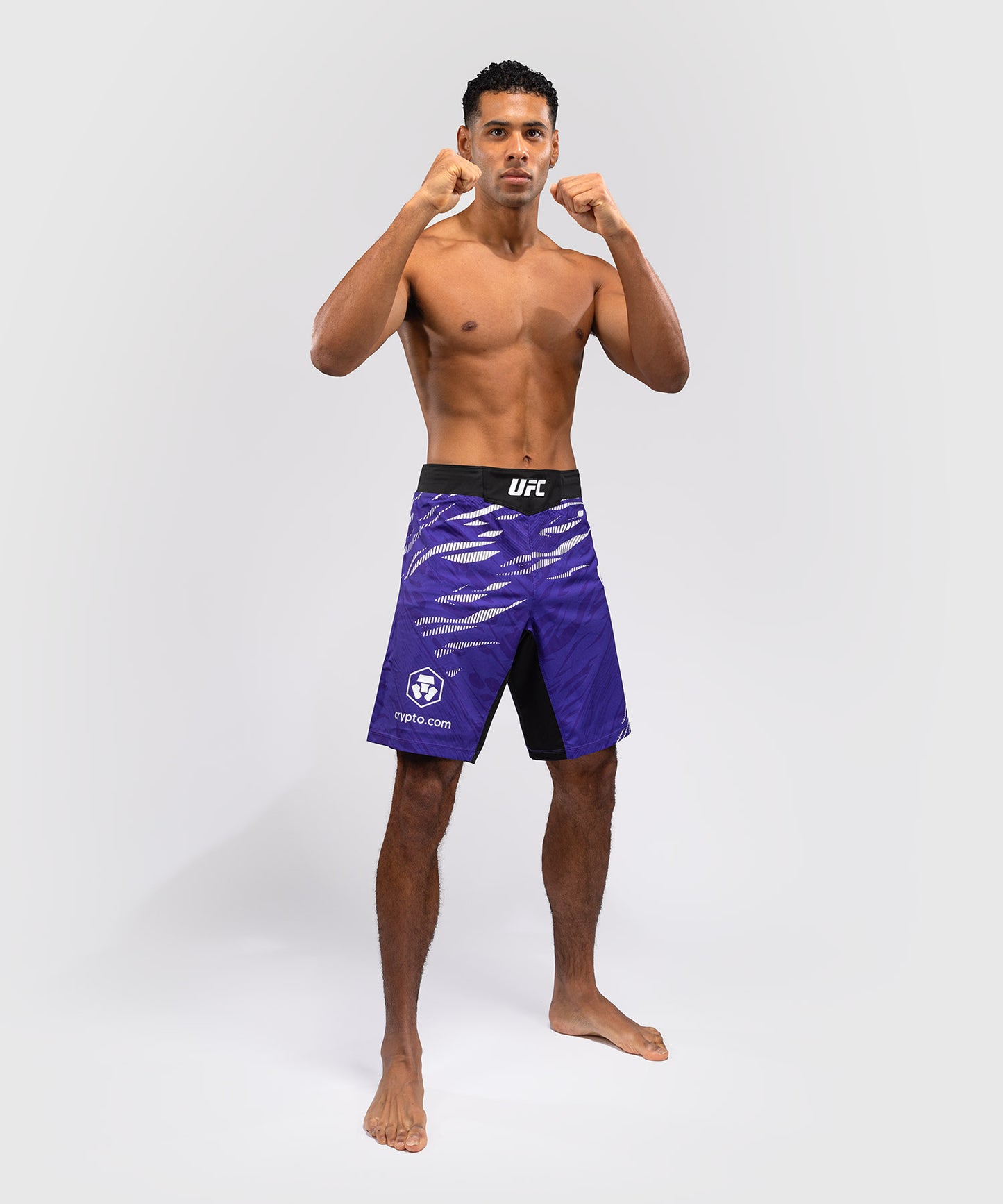 Short de Combat pour Hommes UFC Fusion by Venum Authentic Fight Night - Coupe Longue - Violet