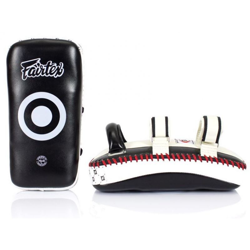 Pao Leder Fairtex - Weiß/Schwarz - Einzeln