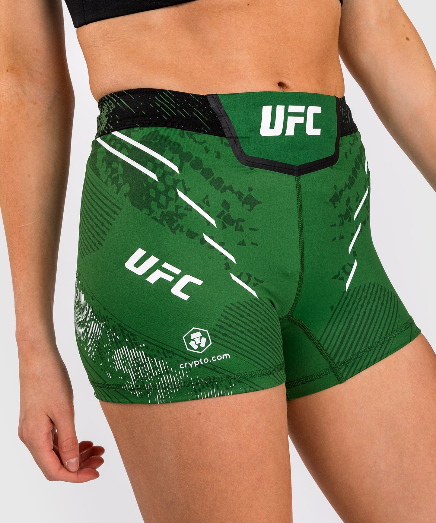 Short de Short de compression Fit pour Femmes UFC Adrenaline by Venum Authentic Fight Night - Vert