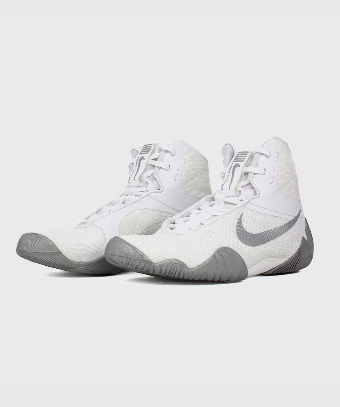 Nike Tawa Wrestling Shoes - White/Silver/Grey