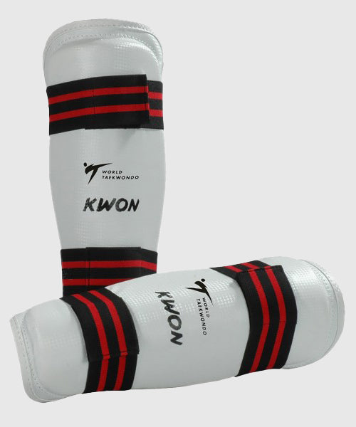 Protège-tibias Kwon Evolution - Homologués WT - Blanc