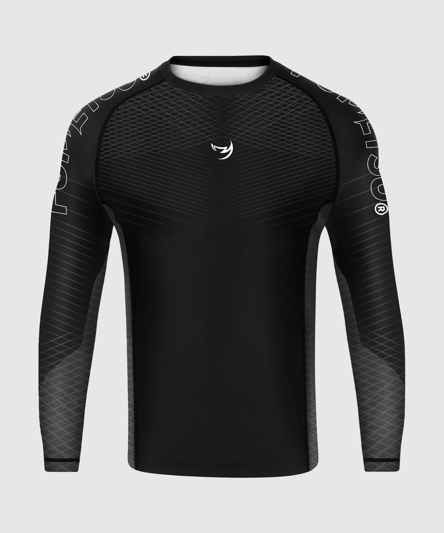 Fumetsu Competitor Mk2 Rashguard de Manga Larga - Negro/Negro