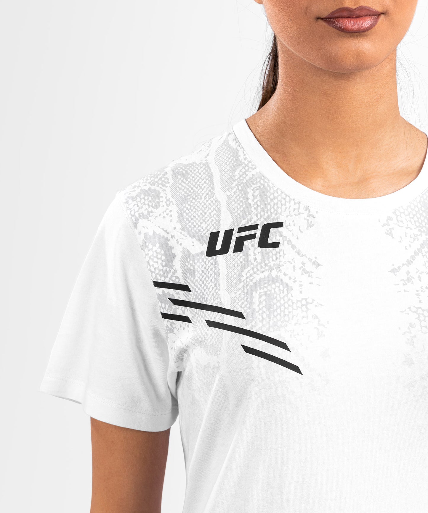 T-shirt à manches courtes pour Femmes UFC Adrenaline by Venum Replica - Blanc