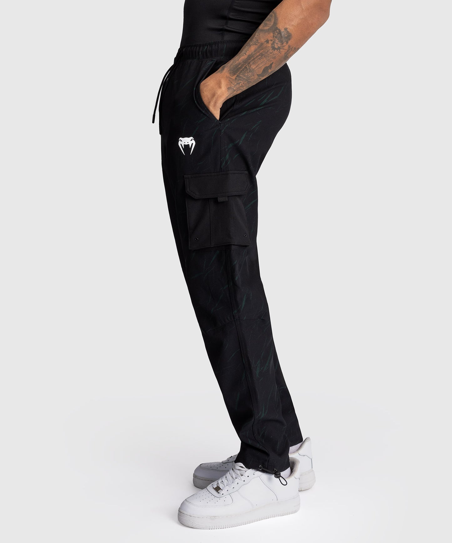 Venum Trooper Herren Jogginganzug - Schwarz/Waldgrün