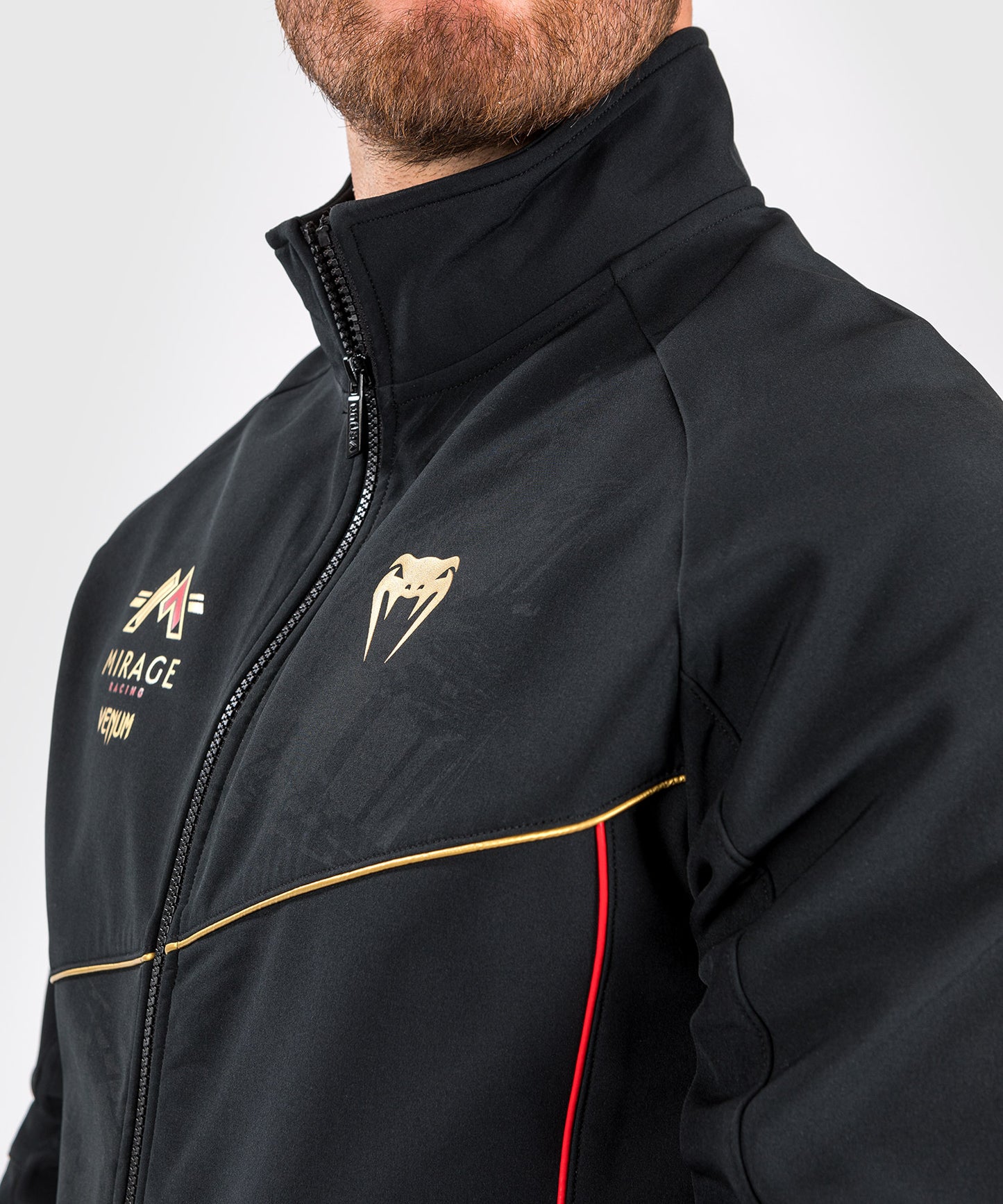  Venum x Mirage Softshell Jacket - Black/Gold