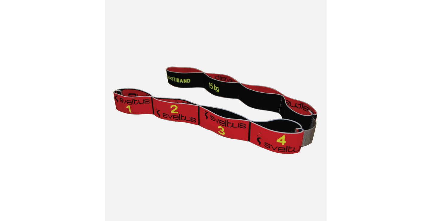 Elastiband 3 forces Sveltus - 95 cm - Rouge