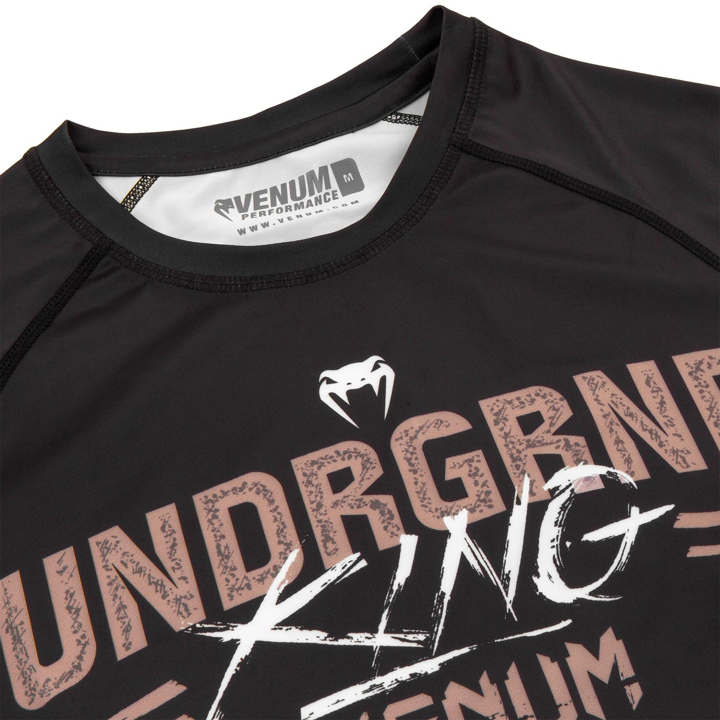 Rashguard Venum Underground King - Manches longues - Noir/Sable