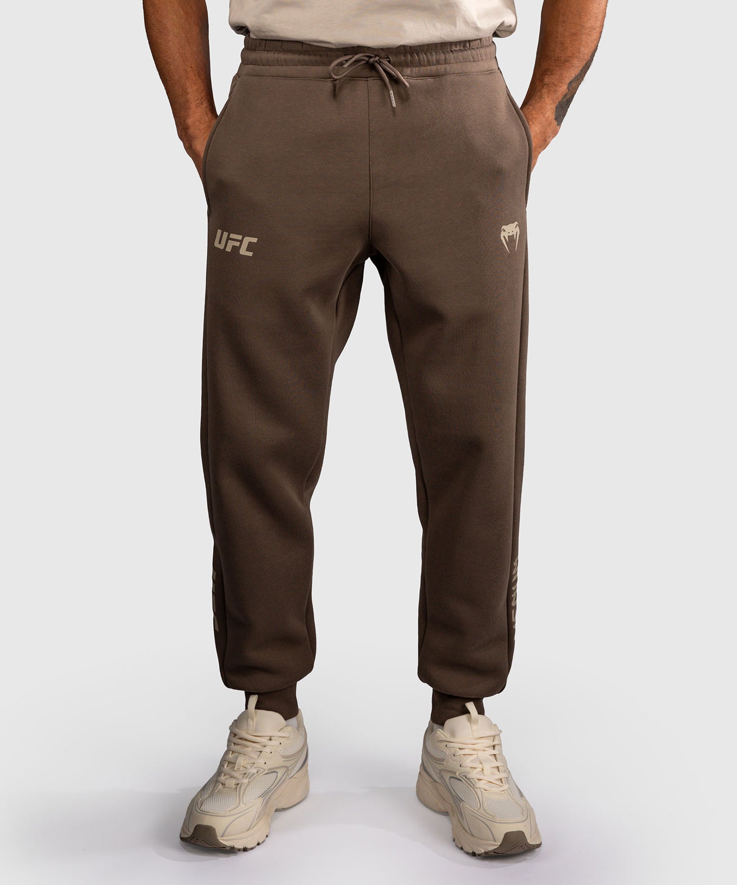 Pantalon en Coton pour Homme Venum UFC Unity by Venum Authentic Fight Week - Marron