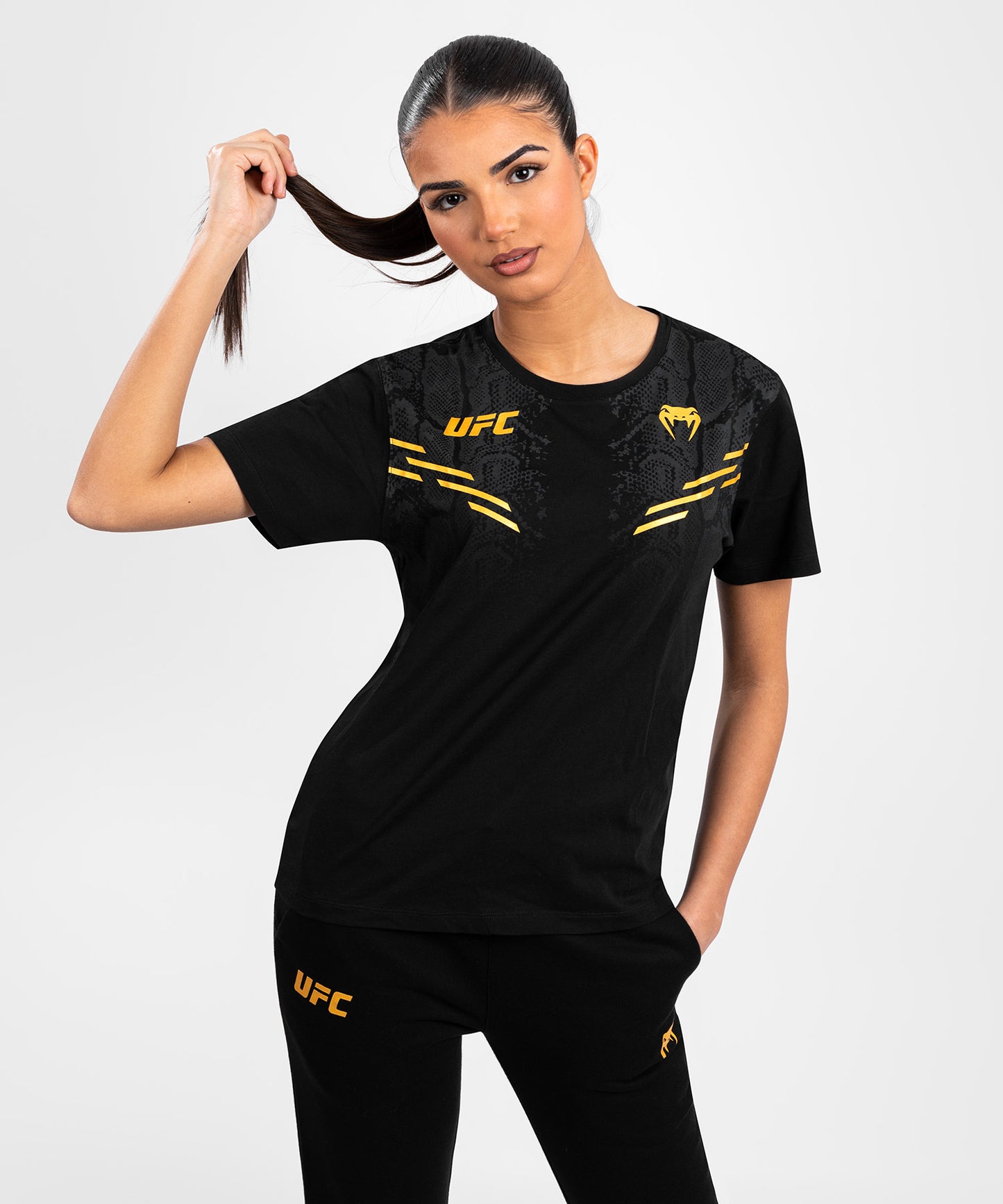 UFC Adrenaline by Venum Replica Kurzarmshirt für Frauen - - - - - -. Champion