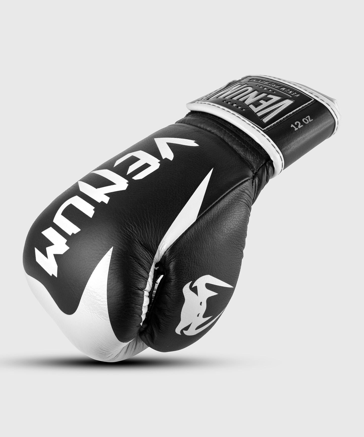 Venum Hammer Velcro pro boxing gloves - Black/White