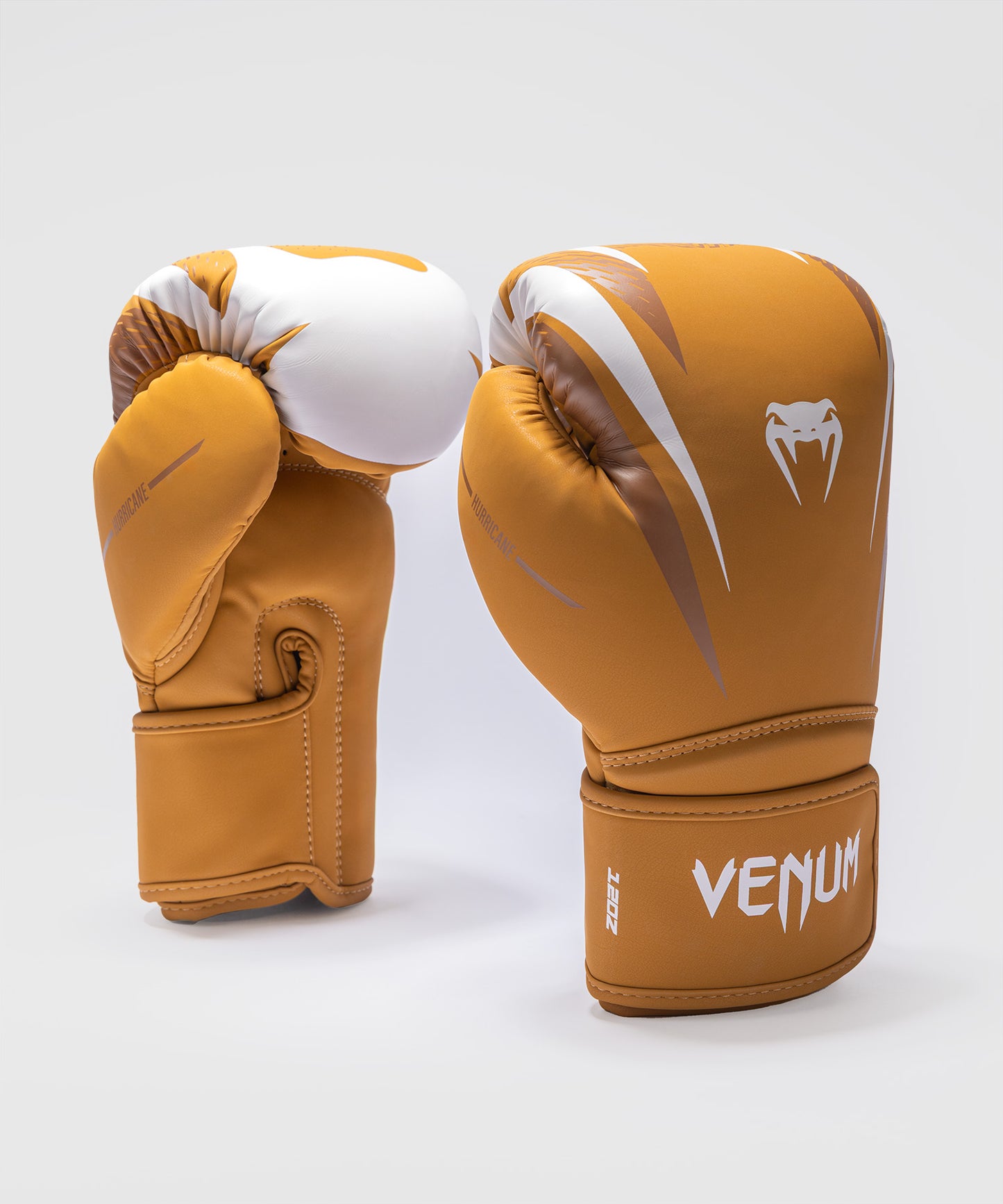 Venum Hurricane Boxing Gloves - Havana/ White