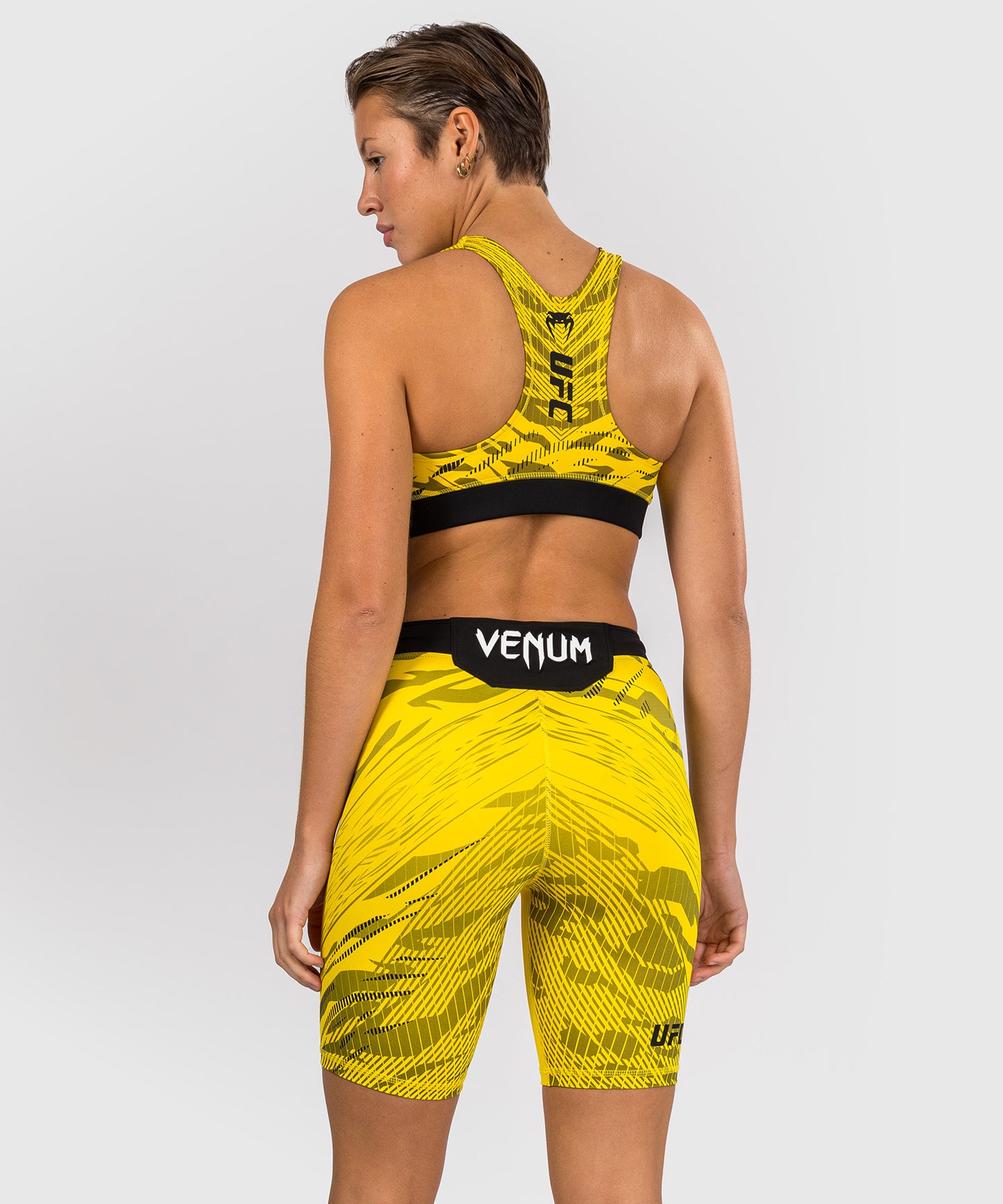 UFC Fusion by Venum Authentic Fight Night Damen Vale Tudo Short - Long Fit - Gelb
