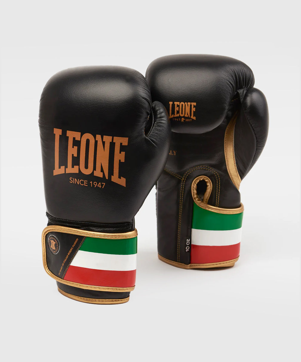 Leone Italy 47 Guantes de Boxeo - Negro