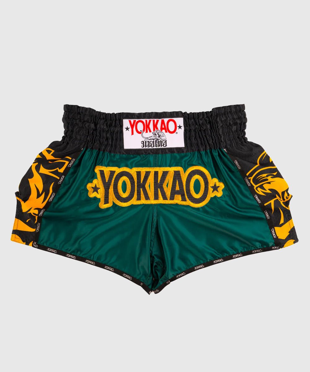 Yokkao Original Oro Muay Thai Shorts - Green