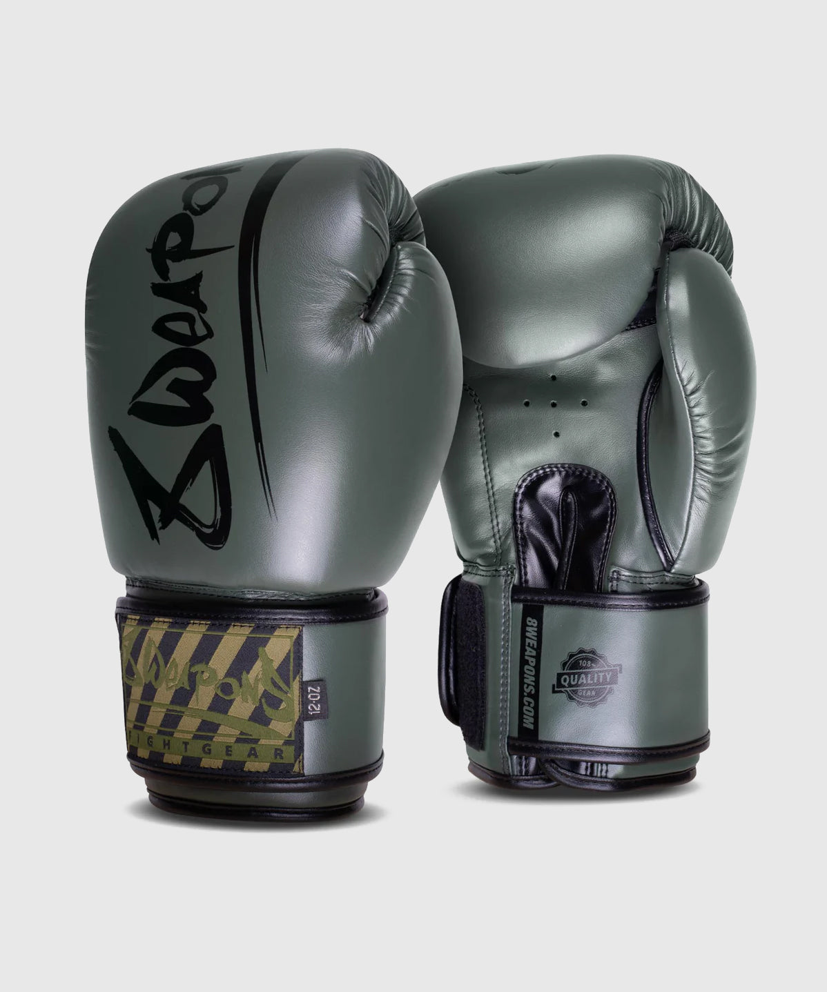8 Weapons Unlimited 2.0 Boxing Gloves - Khaki/Black