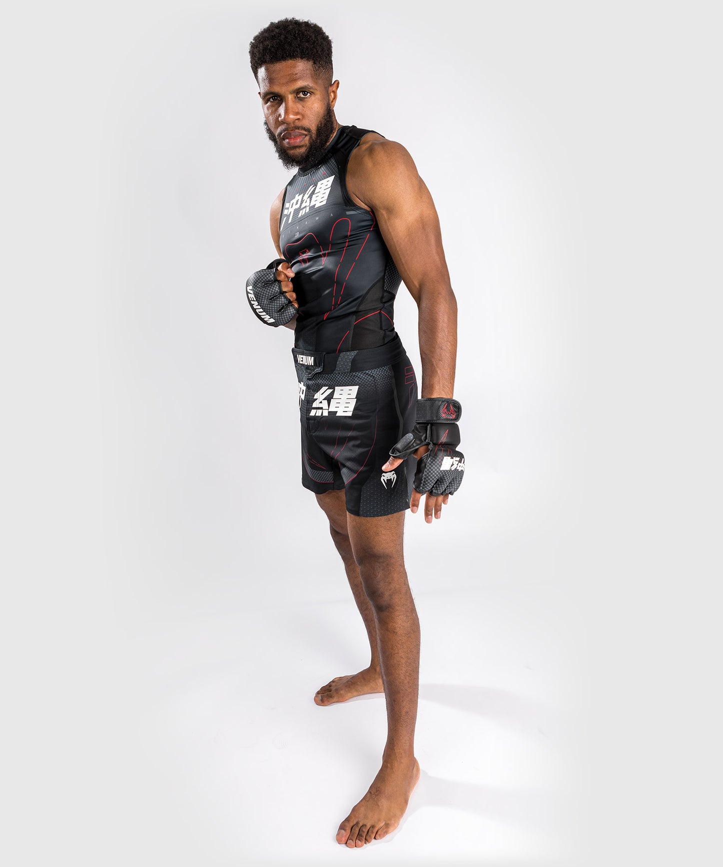 Venum Okinawa 3.0 Fightshorts - Schwarz/Rot